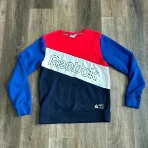 Reebok red, white and blue sweatshirt. Youth size XXL (18). Like new condition!